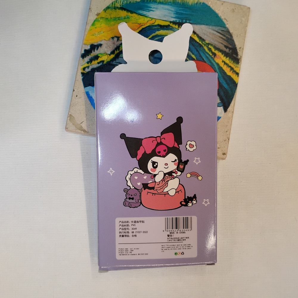 Sanrio Kuromi 12-Piece Press-On Nail Set - Picture 2 of 2